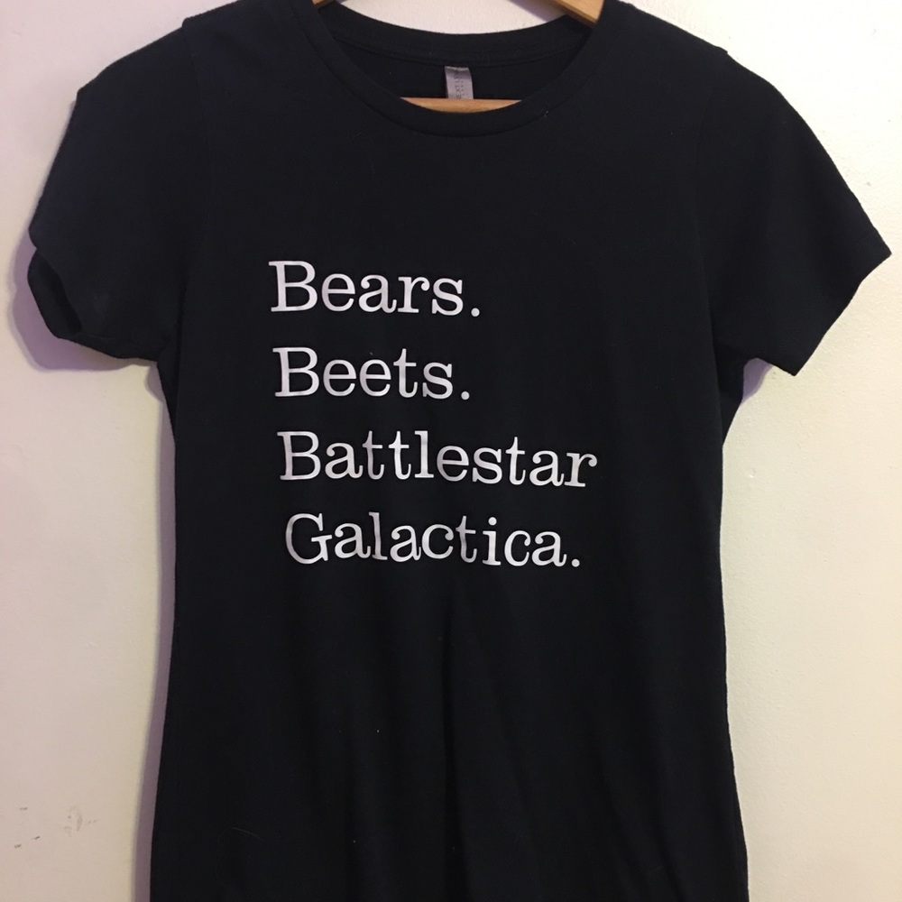 bears beats battlestar galactcia t-shirt
